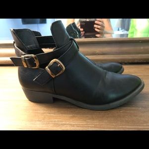 Black Mossimo Ankle Boots